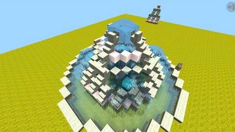 迷你世界如何做喷泉