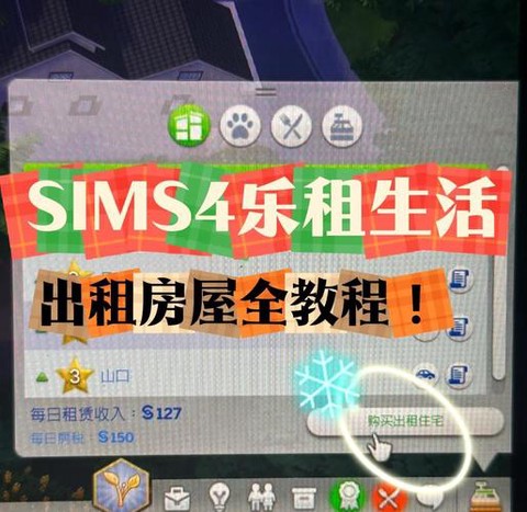 模拟人生4怎么招租[图1]