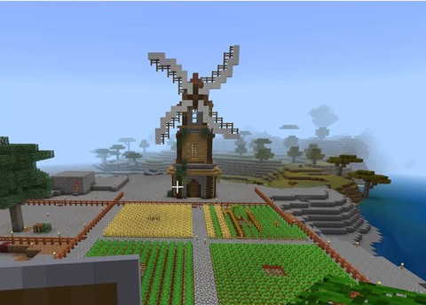 我的世界怎么做风车