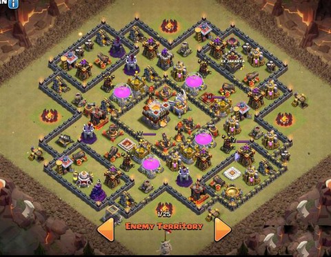 部落冲突回形阵怎么打