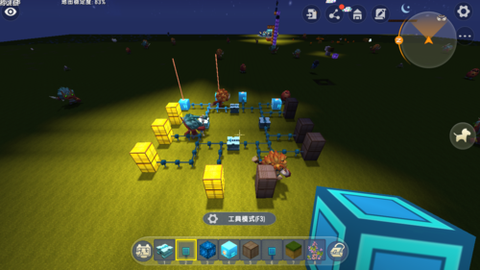 迷你世界怎么做闪光灯